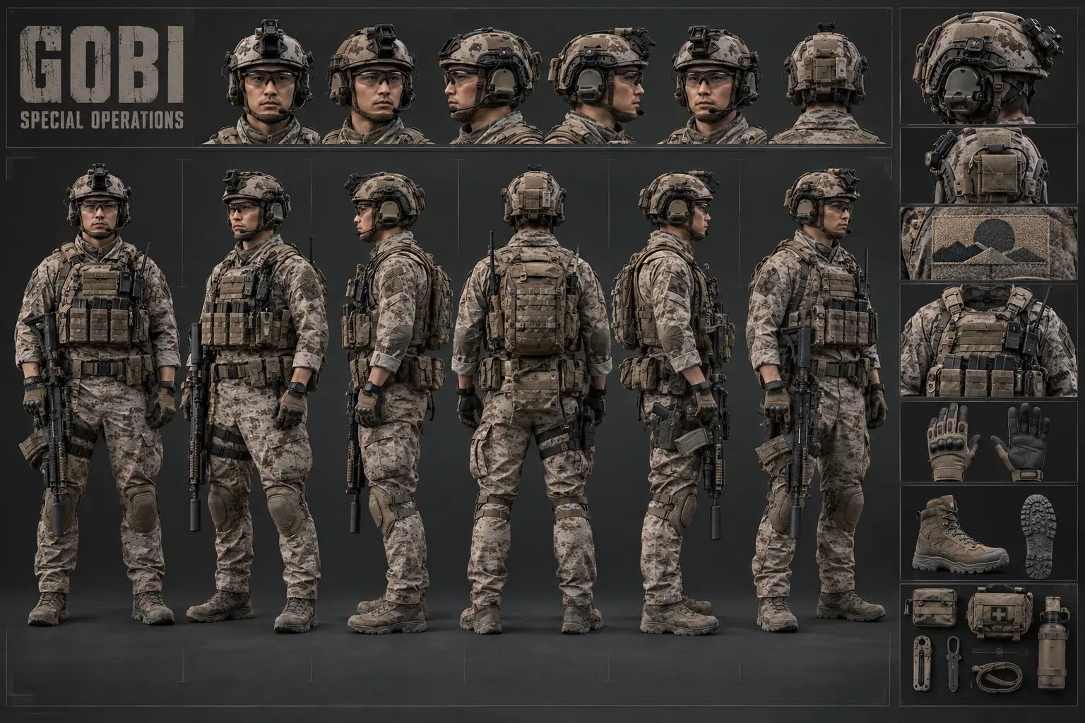 GOBI SPECIAL OPERATIONS reference sheet
